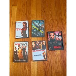 DVD Action Thriller Bundle Source Code Passenger 57 Runaway Jury Confidence 5pk